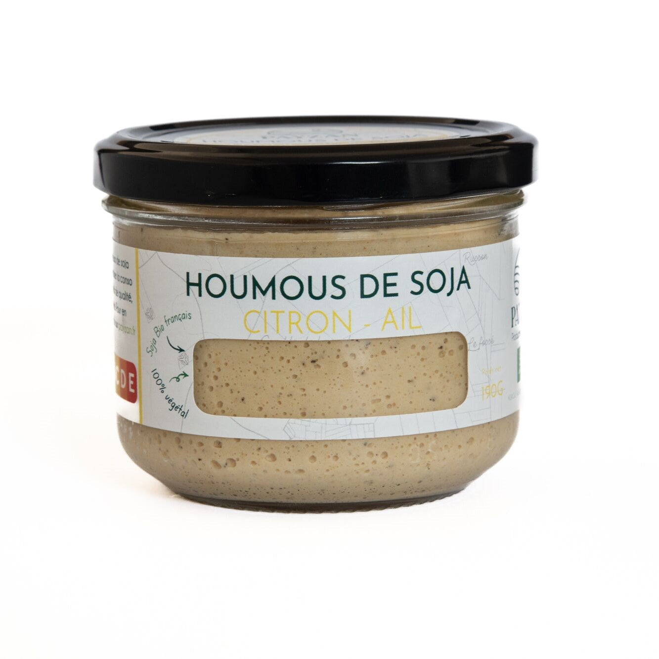 Houmous de Soja Bio - Ail et Citron