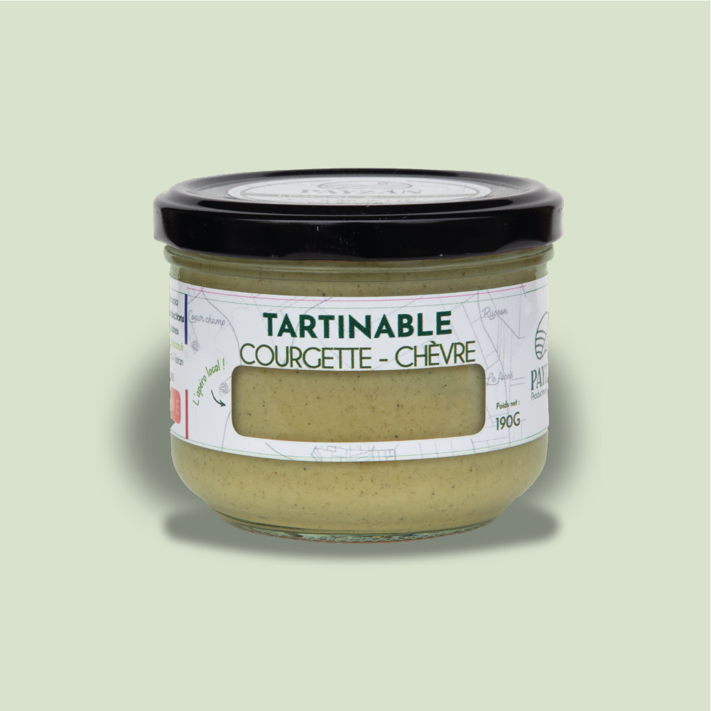 Tartinable de courgettes au fromage de chèvre