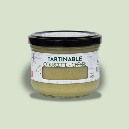 Tartinable de courgettes au fromage de chèvre