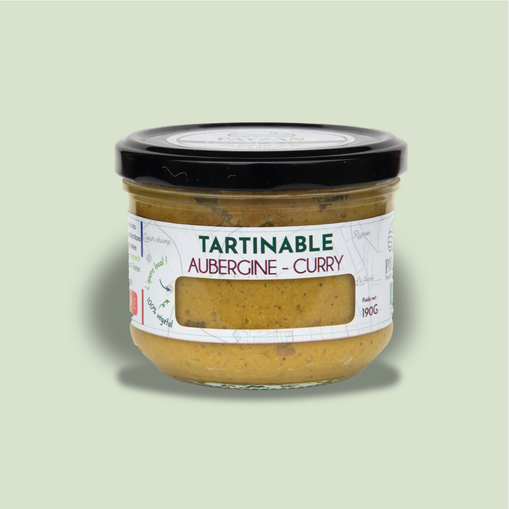 Tartinable Aubergine - Curry